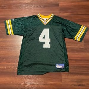 NFL Packers ,Brett Favre Replica Jersey. Pre 2004 Logo/collar. Worn ~ ten times.